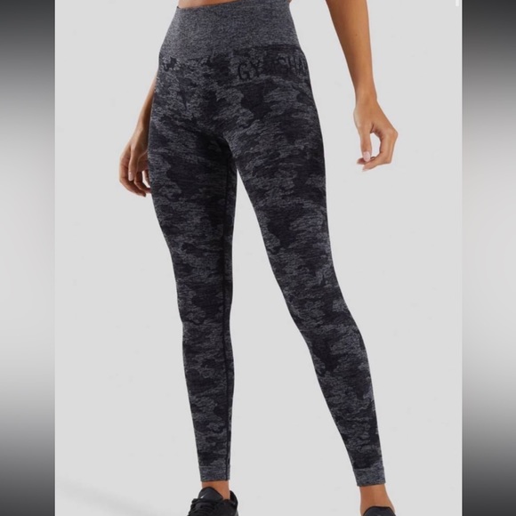 Gymshark Seamless Leggings BLACK XS - Picture 3 of 4